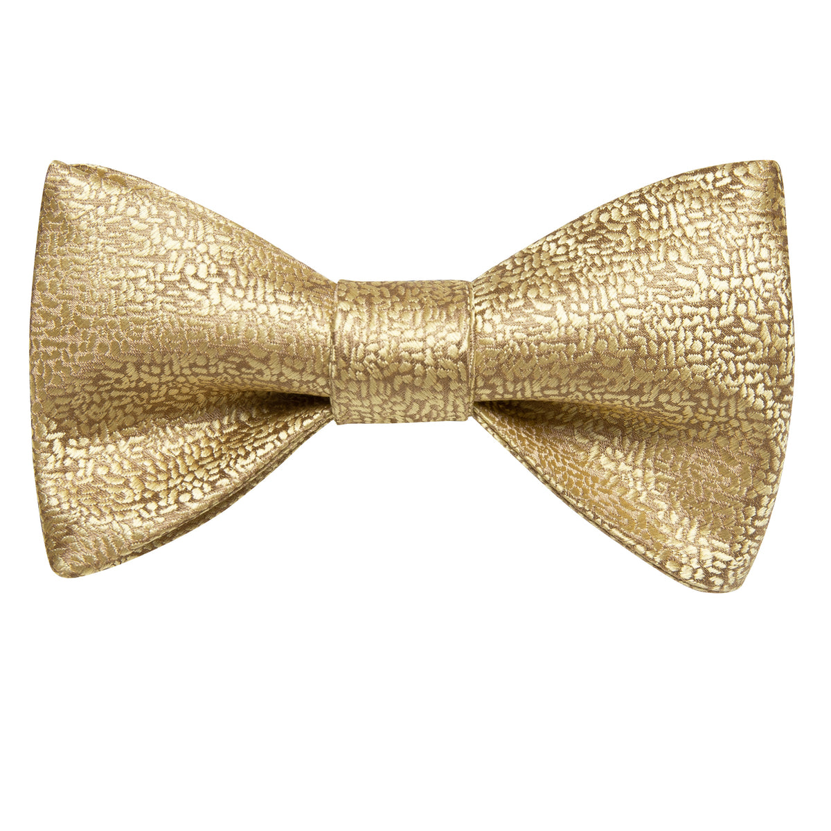 Champagne Bow Tie, Pocket Square and Cufflinks bow tie    - Sophisticated Gentlemen