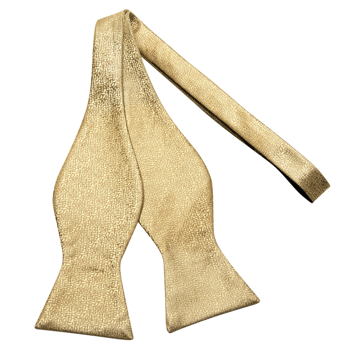 Champagne Bow Tie, Pocket Square and Cufflinks bow tie    - Sophisticated Gentlemen