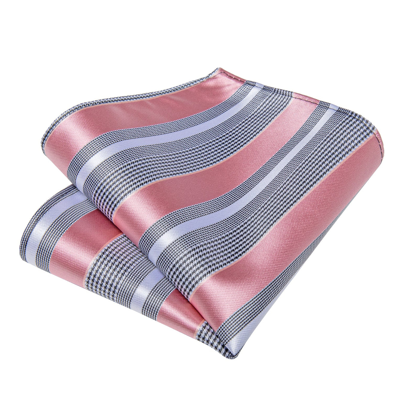 Pink & Gray Plaid Silk Self-Tie Bow Tie bow tie - Sophisticated Gentlemen