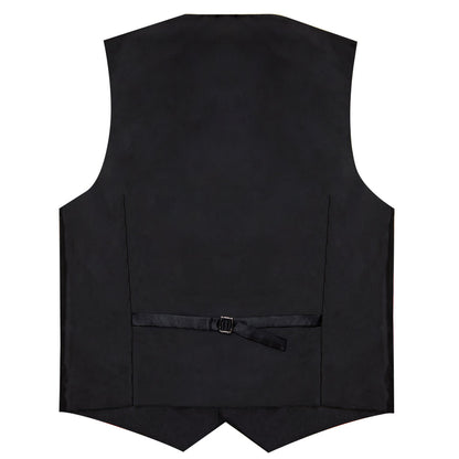 Emerald Green Paisley Silk Vest Set vest set    - Sophisticated Gentlemen