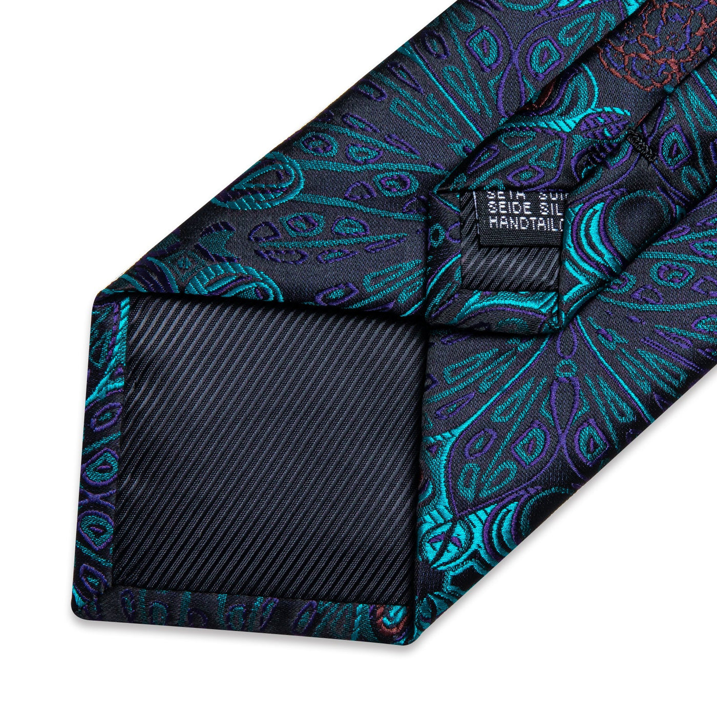 Peacock Dance Tie, Pocket Square and Cufflinks tie sets - Sophisticated Gentlemen