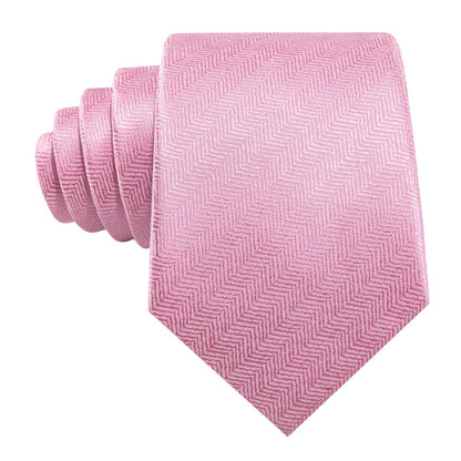 Pink Geometric Tie, Pocket Square and Cufflinks Set tie sets    - Sophisticated Gentlemen