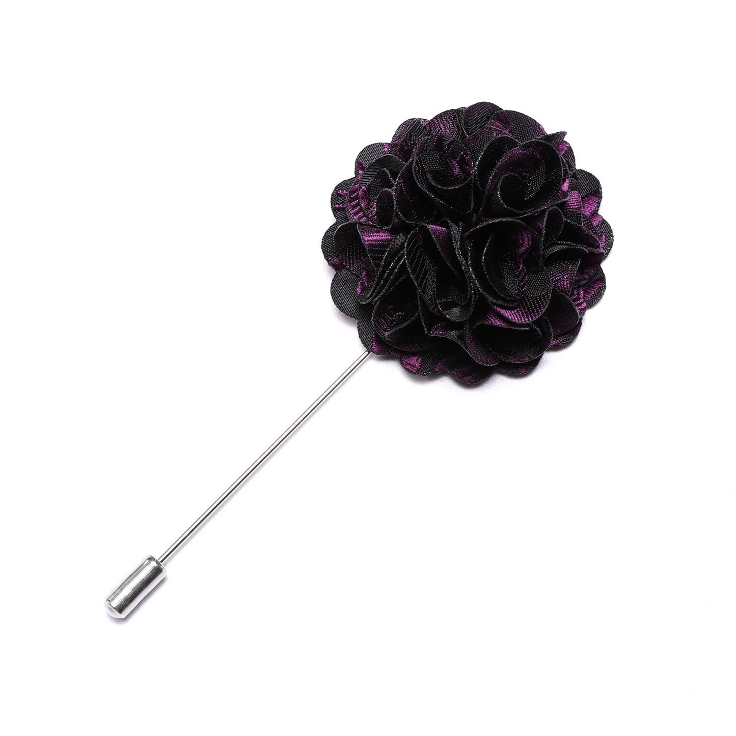 Black and Purple Lapel Pin lapel pin    - Sophisticated Gentlemen