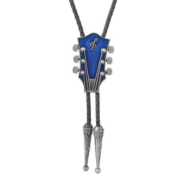 Fashion Guitar Bolo Tie with Musical Flair bolo tie    - Sophisticated Gentlemen