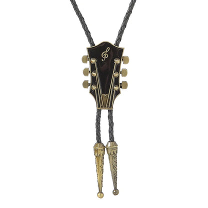Fashion Guitar Bolo Tie with Musical Flair bolo tie    - Sophisticated Gentlemen