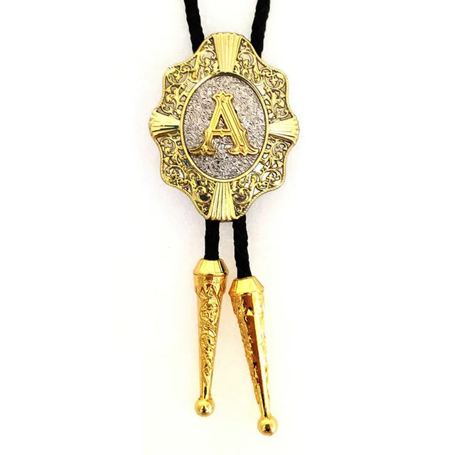 Initial Bolo Tie Home A   - Sophisticated Gentlemen