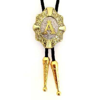 Initial Bolo Tie Home A   - Sophisticated Gentlemen