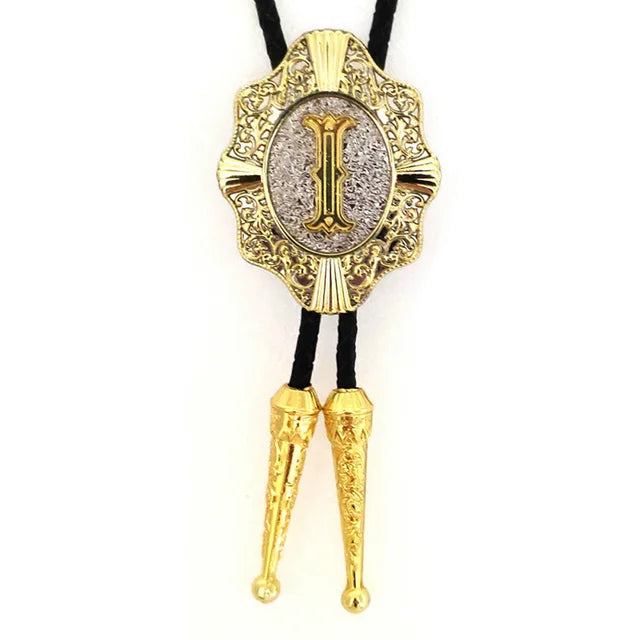 Initial Bolo Tie Home I   - Sophisticated Gentlemen