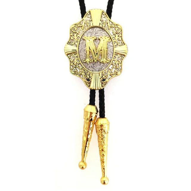 Initial Bolo Tie Home    - Sophisticated Gentlemen
