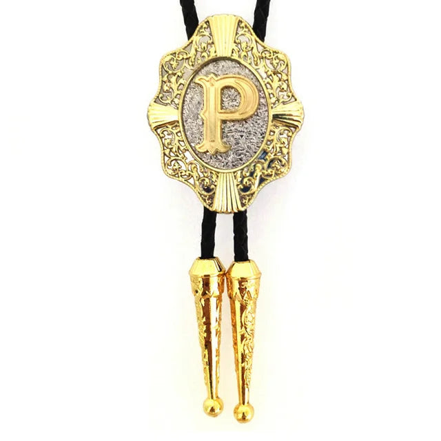 Initial Bolo Tie Home P   - Sophisticated Gentlemen