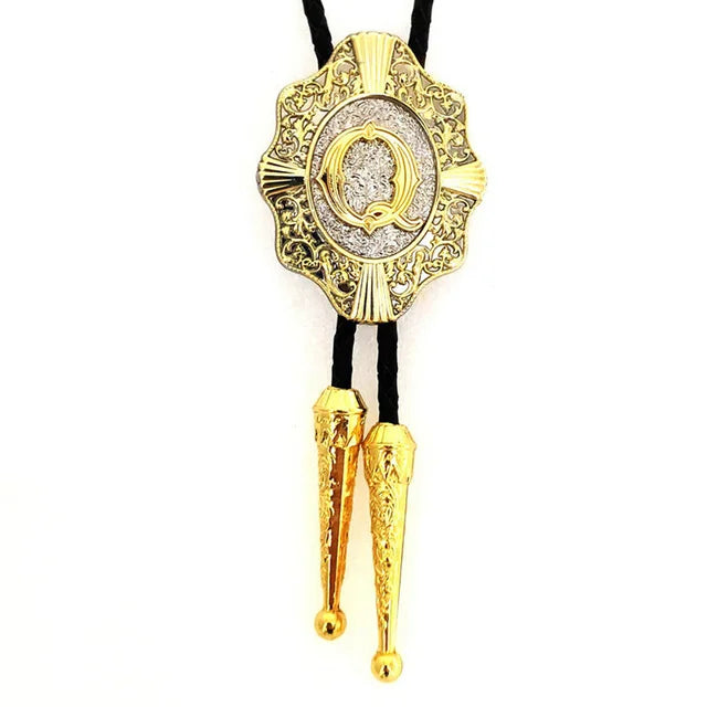 Initial Bolo Tie Home Q   - Sophisticated Gentlemen
