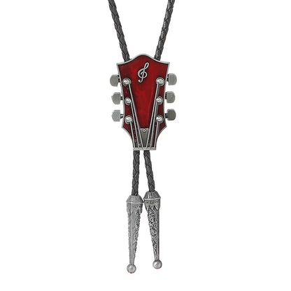 Fashion Guitar Bolo Tie with Musical Flair bolo tie    - Sophisticated Gentlemen