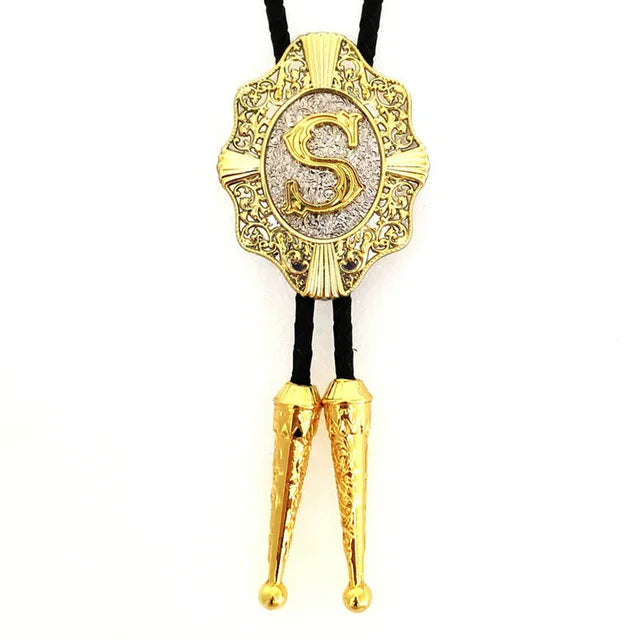 Initial Bolo Tie Home    - Sophisticated Gentlemen