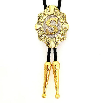 Initial Bolo Tie Home    - Sophisticated Gentlemen