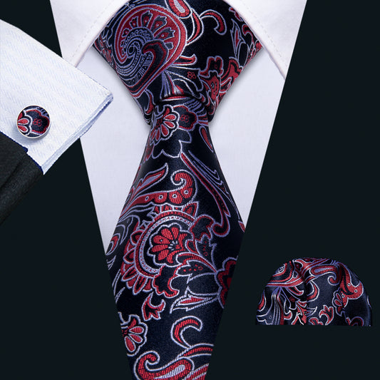 Dionysus Tie, Pocket Square and Cufflinks tie sets    - Sophisticated Gentlemen