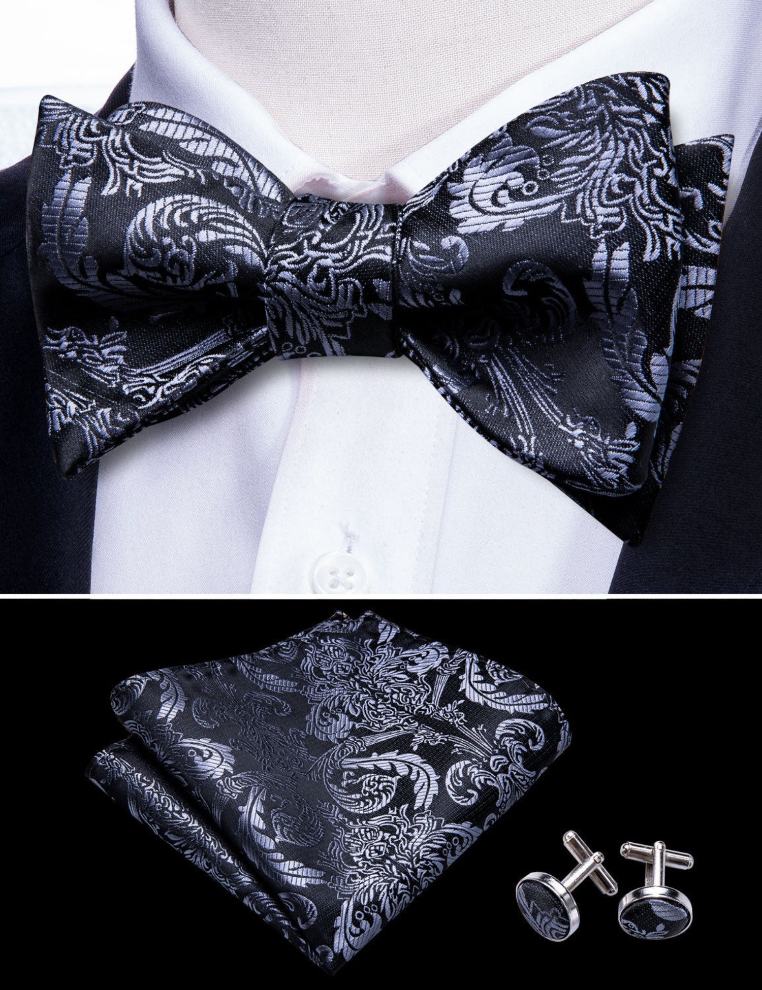 Ortega Bow Tie Set bow tie    - Sophisticated Gentlemen