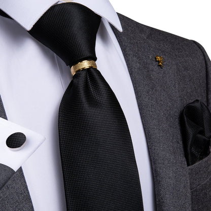 Tie Ring - Gold tie ring    - Sophisticated Gentlemen