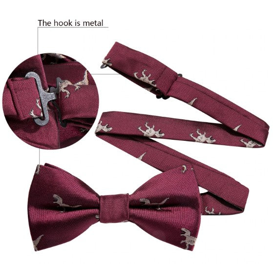 Children's Dinosaurs Bow Tie Set Bow Tie Sets    - Sophisticated Gentlemen