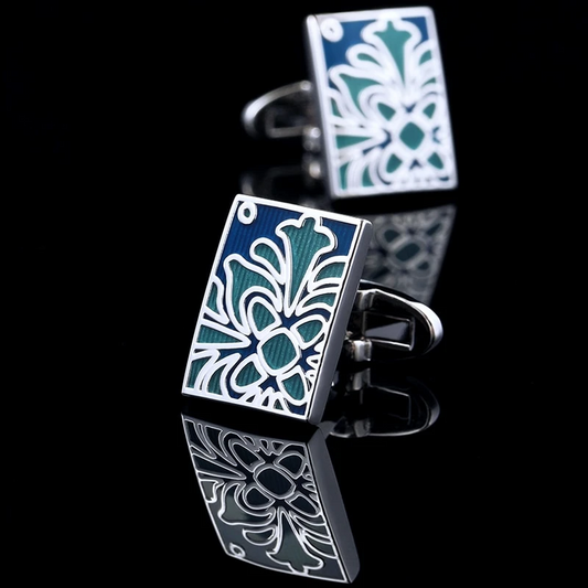 Turquoise Totem Cufflinks Cufflink    - Sophisticated Gentlemen