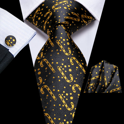 Golden Candy Cane Tie Set tie sets - Sophisticated Gentlemen