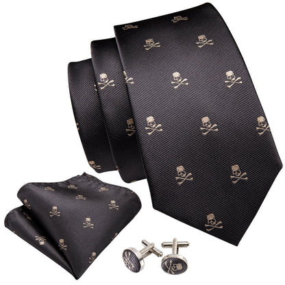 Skulls Premium Tie Set tie sets    - Sophisticated Gentlemen