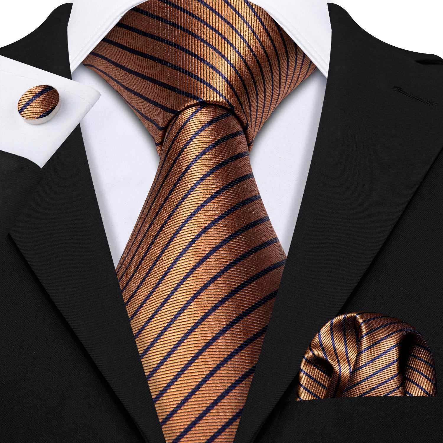 Patina Gold Premium Tie Set tie sets - Sophisticated Gentlemen