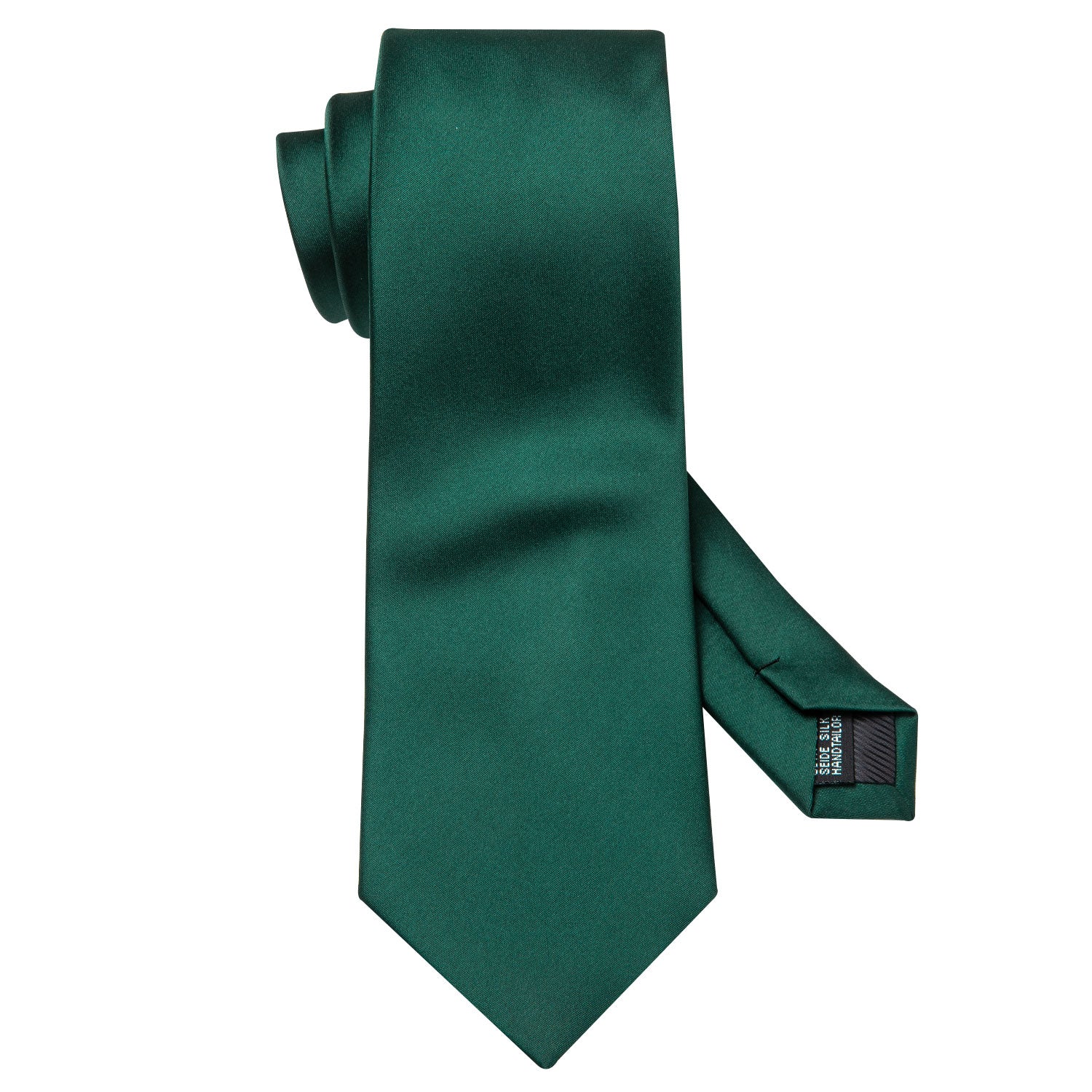 Solid Green Tie, Pocket Square and Cufflinks tie sets    - Sophisticated Gentlemen