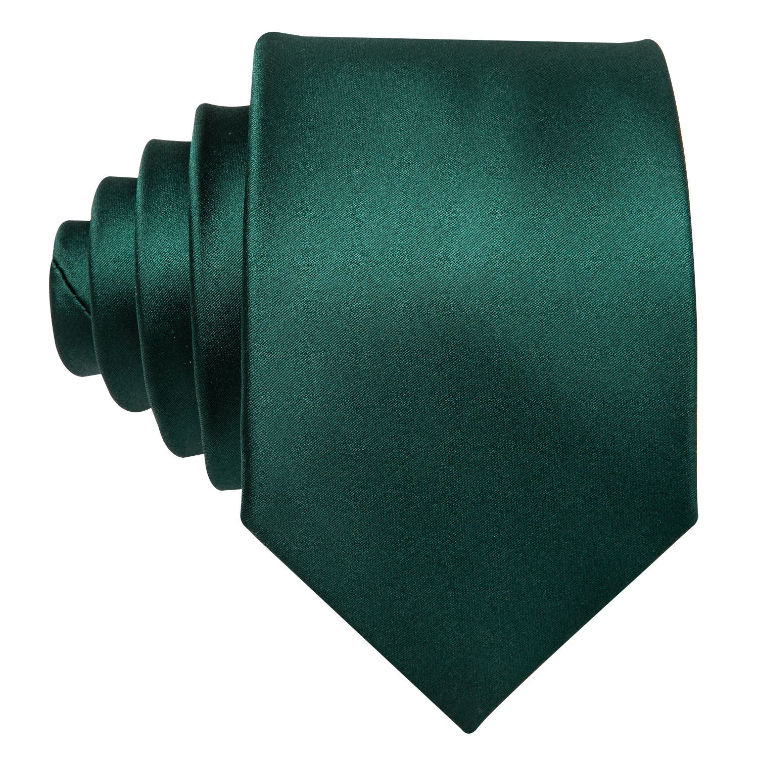 Solid Green Tie, Pocket Square and Cufflinks tie sets    - Sophisticated Gentlemen