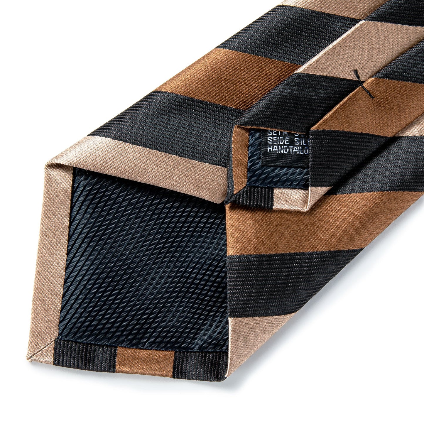 Wedding and formal occasion men’s striped tie accessory set by Sophgent