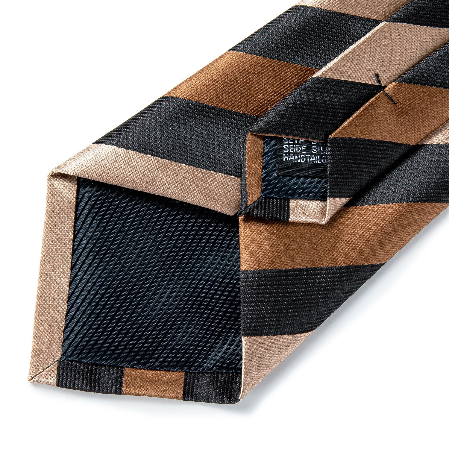 Wedding and formal occasion men’s striped tie accessory set by Sophgent