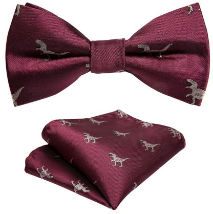 Children's Dinosaurs Bow Tie Set Bow Tie Sets    - Sophisticated Gentlemen