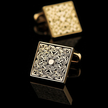 Vintage Gold Cufflinks Cufflink    - Sophisticated Gentlemen