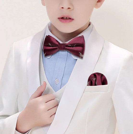 Children's Dinosaurs Bow Tie Set Bow Tie Sets    - Sophisticated Gentlemen