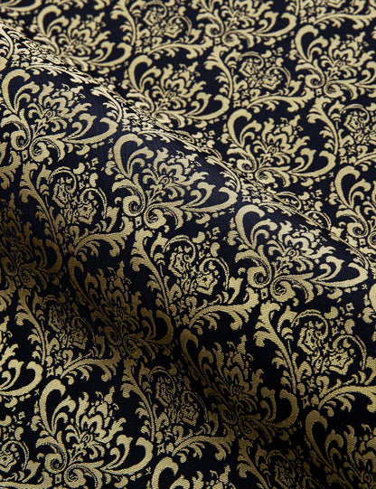 Gold and Black Ornamental Dress Shirt shirt    - Sophisticated Gentlemen