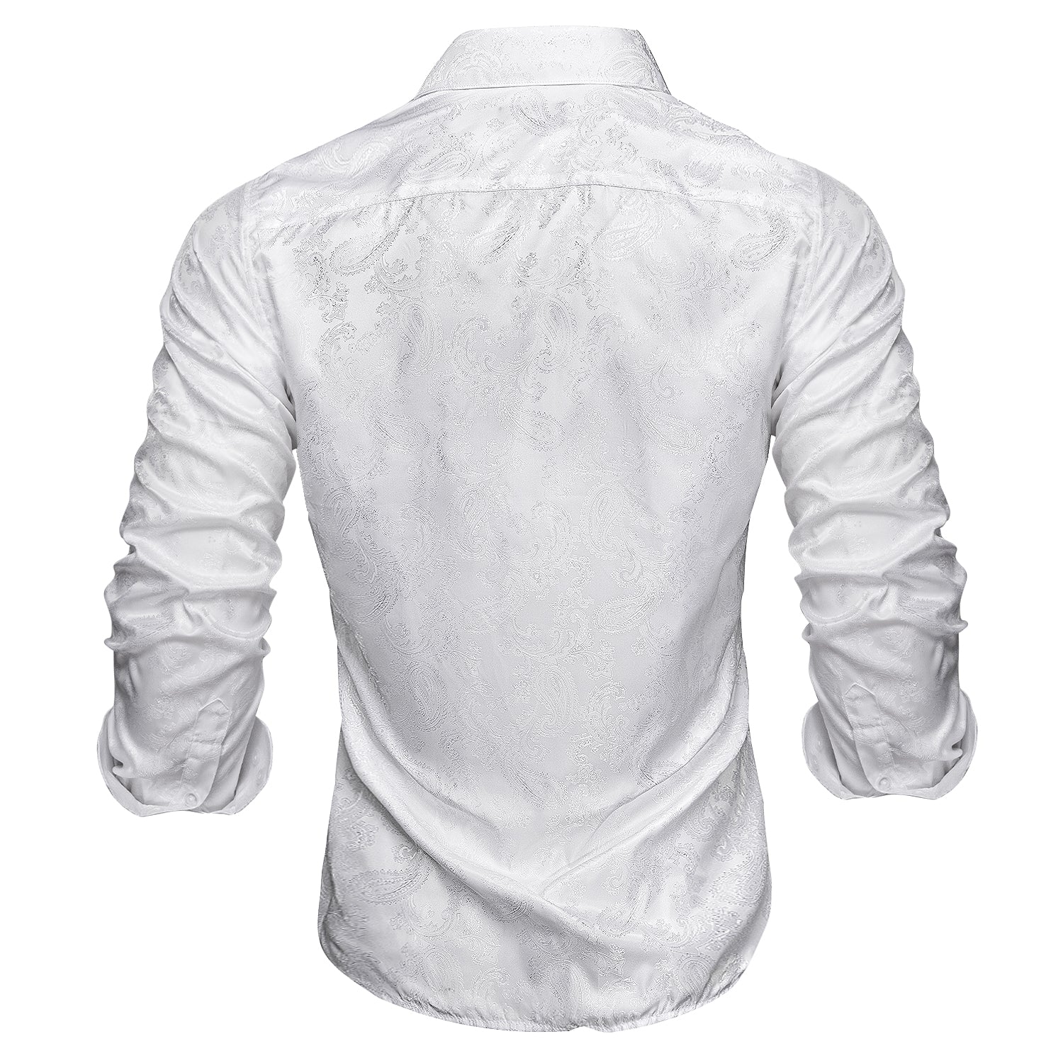 White Paisley Dress Shirt M White Paisley Dress Shirt M