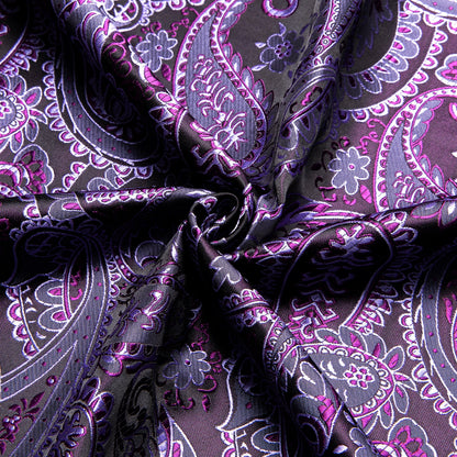 Purple Paisley Luxury Dress Shirt shirt    - Sophisticated Gentlemen