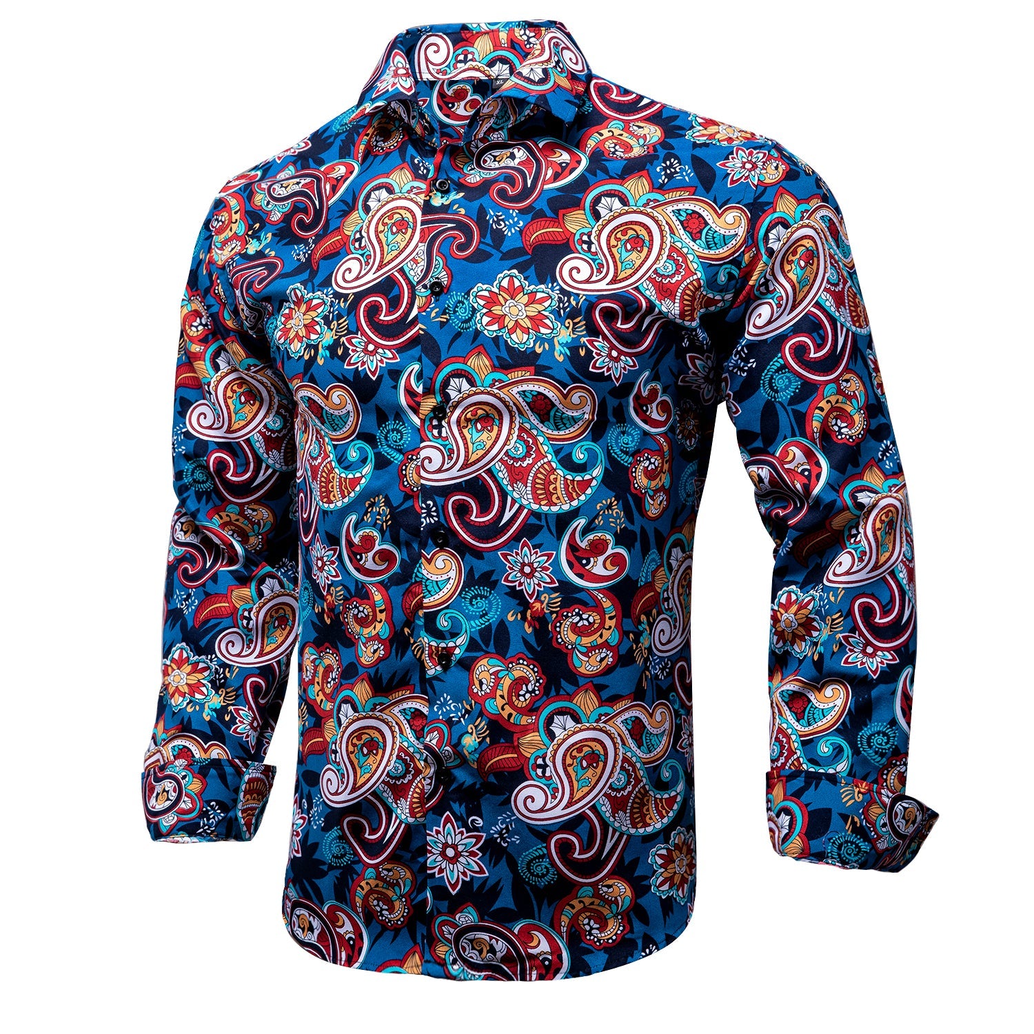 Hawaiian Paisley Dress Shirt shirt    - Sophisticated Gentlemen