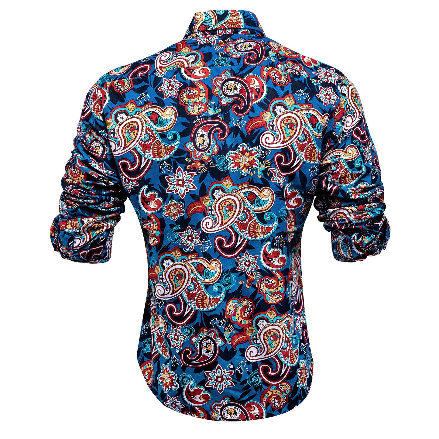 Hawaiian Paisley Dress Shirt shirt    - Sophisticated Gentlemen