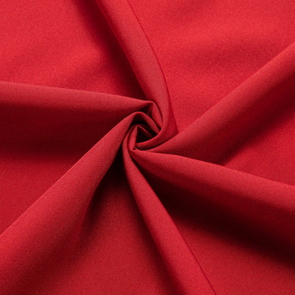 Solid Red Silk Dress Shirt shirt    - Sophisticated Gentlemen