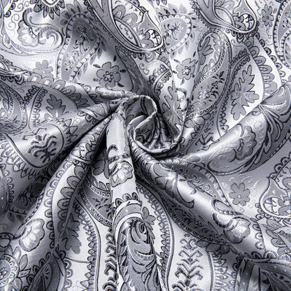Silver Paisley Dress Shirt shirt    - Sophisticated Gentlemen