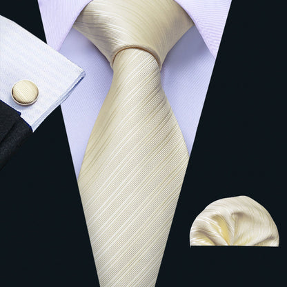 Milky Way Tie, Pocket Square and Cufflinks tie sets    - Sophisticated Gentlemen