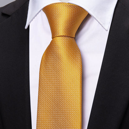 Golden Waves Premium Silk Tie Set tie sets    - Sophisticated Gentlemen