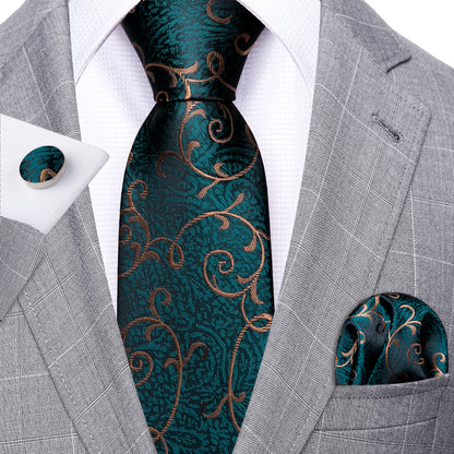 Forest Green Tie Set tie set    - Sophisticated Gentlemen