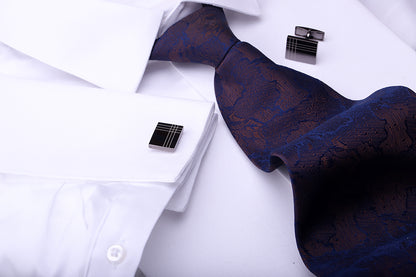 Gunmetal Cufflinks Cufflink    - Sophisticated Gentlemen