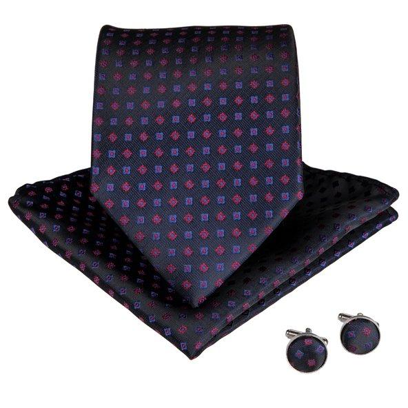 Power and Beauty Tie, Pocket Square and Cufflinks tie sets    - Sophisticated Gentlemen
