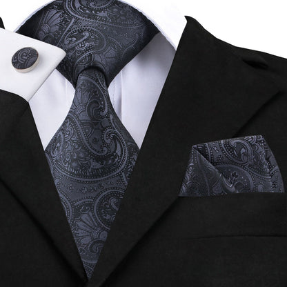 Moon of Mars Tie, Pocket Square and Cufflinks tie sets    - Sophisticated Gentlemen