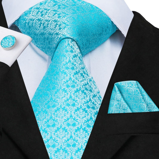 Grace Bay Tie, Pocket Square and Cufflinks tie sets - Sophisticated Gentlemen