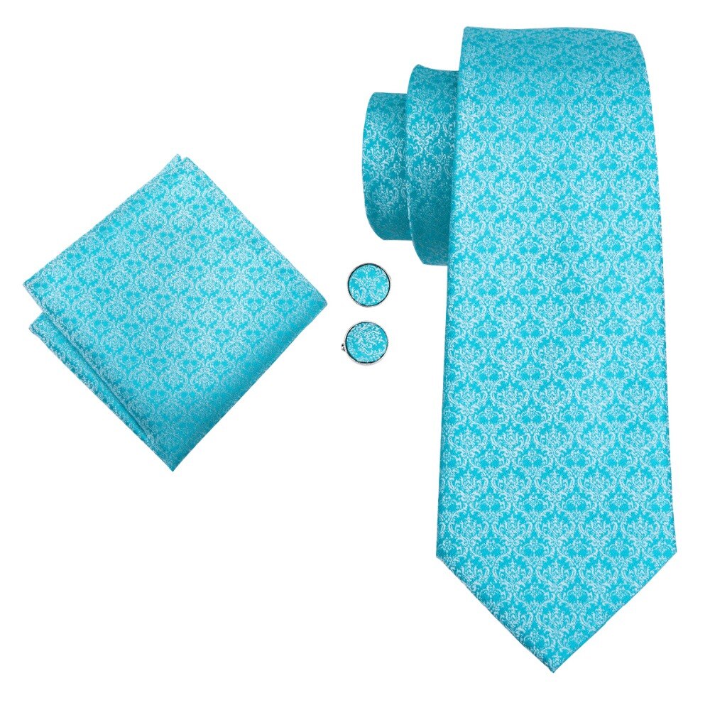 Grace Bay Tie, Pocket Square and Cufflinks tie sets    - Sophisticated Gentlemen