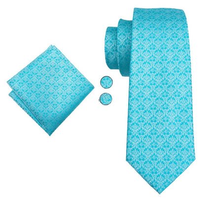 Grace Bay Tie, Pocket Square and Cufflinks tie sets    - Sophisticated Gentlemen
