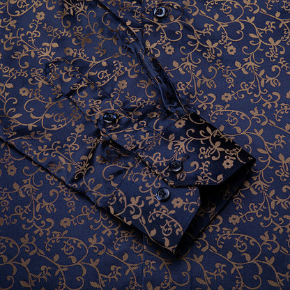The Stallion Floral Dress Shirt shirt    - Sophisticated Gentlemen